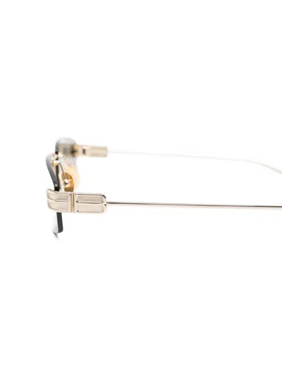 Balenciaga Gossip Rectangular Sunglasses In Black