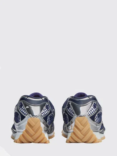 Bottega Veneta Technical Fishnet Orbit Sneaker In Blue