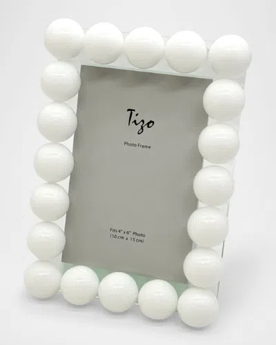 Tizo Crystal Bubbles Frame In White