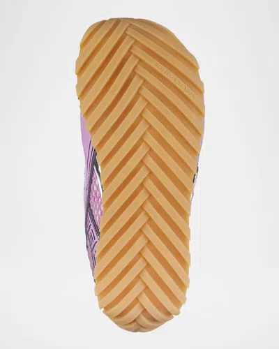 Bottega Veneta Orbit Mesh Technical Fabric Lace Up Sneakers In Multi