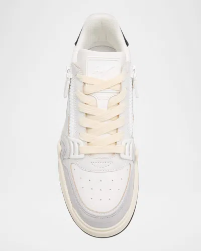 Giuseppe Zanotti Contemporary Low Top Sneakers With Zip Detail In Multi