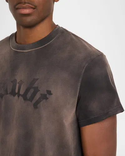 Ksubi Slub Sid Short Sleeve Tee In Brown