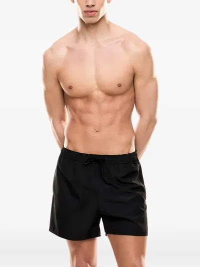 Ea7 Drawstring Swim Shorts In Black