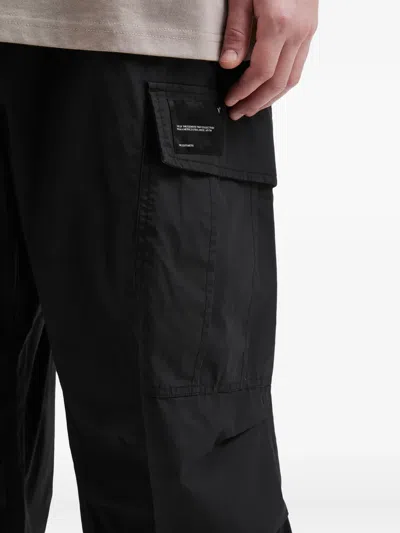 Five Cm Patch-pocket Trousers In Black