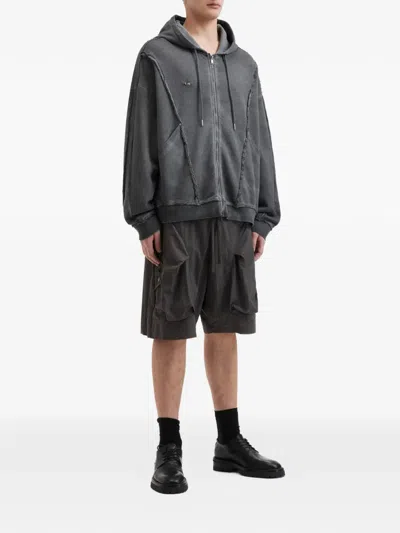 Five Cm Cargo-pocket Shorts In Gray
