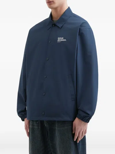 Izzue Printed Jacket In Blue