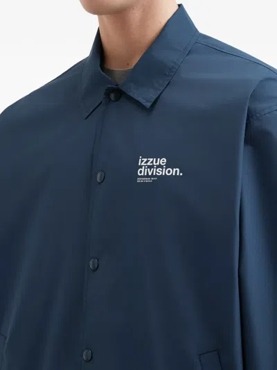 Izzue Printed Jacket In Blue