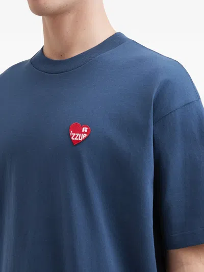 Izzue Heart-patch T-shirt In Blue