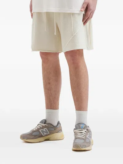 Five Cm Drawstring Panelled Shorts In Neutral