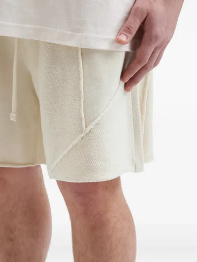 Five Cm Drawstring Panelled Shorts In Neutral
