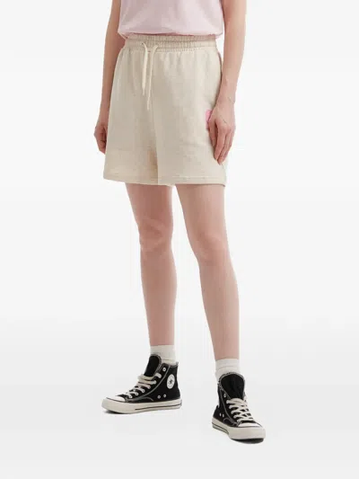 Fingercroxx Drawstring Patch Shorts In Neutral