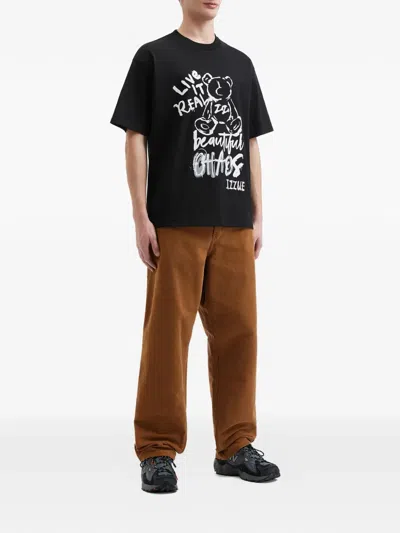 Izzue Graphic-print T-shirt In Black