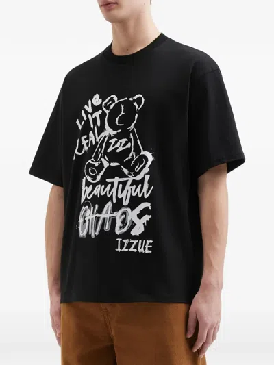 Izzue Graphic-print T-shirt In Black