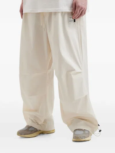 Five Cm Drawstring Trousers In Neutral