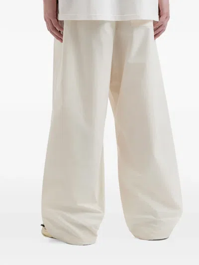 Five Cm Drawstring Trousers In Neutral