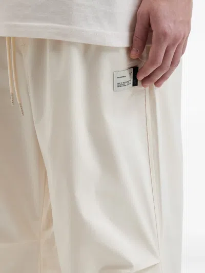 Five Cm Drawstring Trousers In Neutral