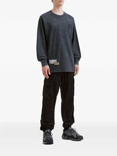 Izzue Logo-patch T-shirt In Gray