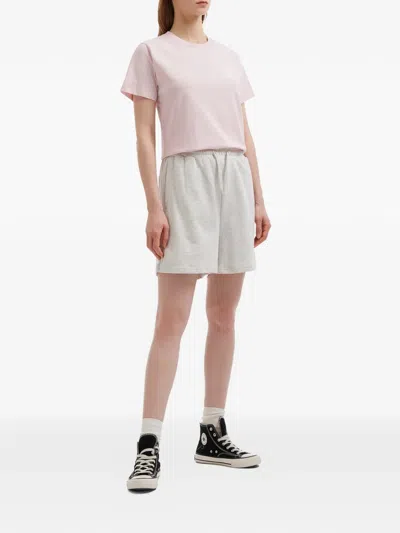 Fingercroxx Drawstring Patch Pocket Shorts In Gray