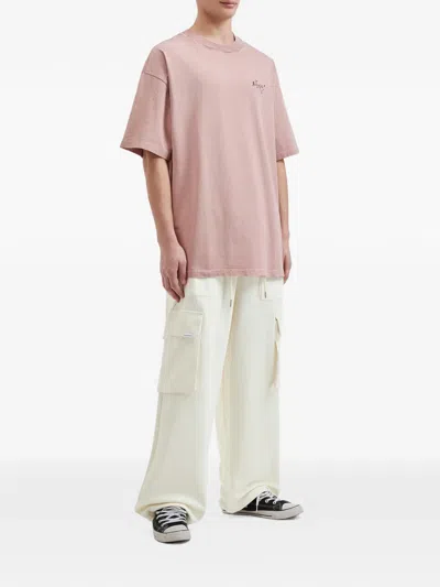 Five Cm Drawstring Cargo Trousers In Neutral