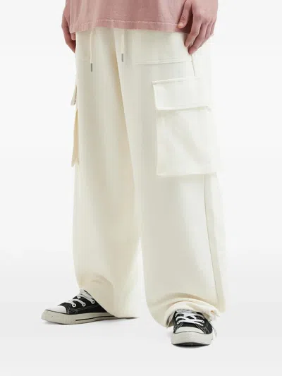 Five Cm Drawstring Cargo Trousers In Neutral