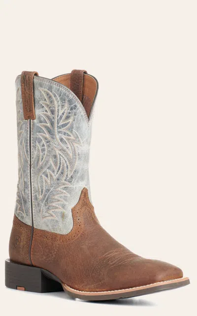 Ariat Sport Latigo Square Toe Roper Heel Boot In Brown