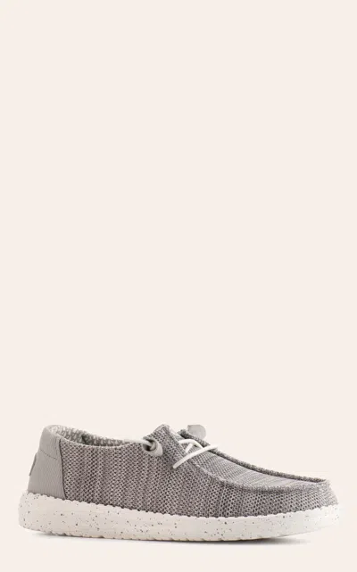 Hey Dude Wendy Stretch Sox Slipon In Gray