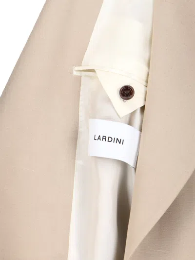 Lardini Single-breasted Blazer In Neutral