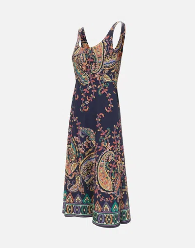 Etro Polyester Elastane Dress In Multi