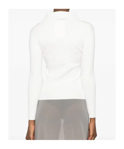 Totême Button-up Cardigan In White