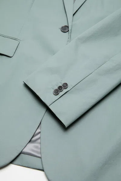 Acne Studios Suit Jacket With Scarf In Multi