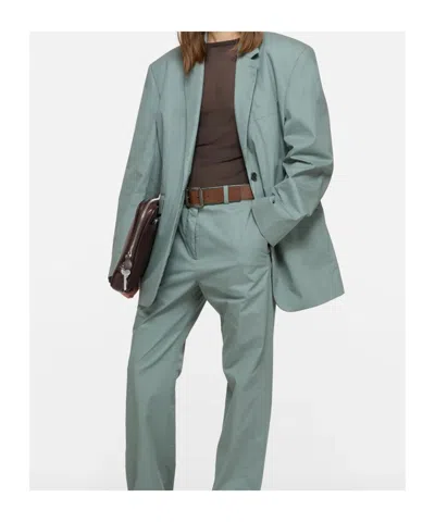 Acne Studios Suit Jacket With Scarf In Multi