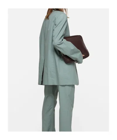 Acne Studios Suit Jacket With Scarf In Multi