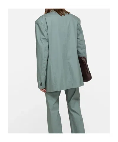 Acne Studios Suit Jacket With Scarf In Multi