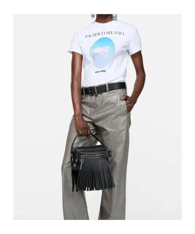 Acne Studios Fitted Graphic T-shirt In White