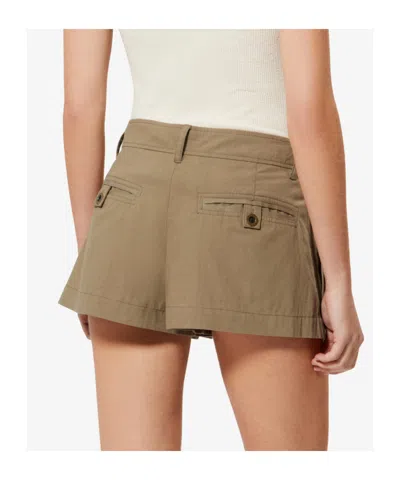 Isabel Marant Barta Cargo Shorts Straps Multiple Pockets In Neutral
