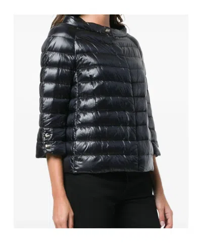 Herno Quilted Down Jacket In Black