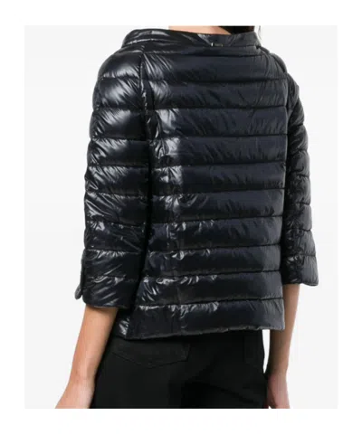 Herno Quilted Down Jacket In Black