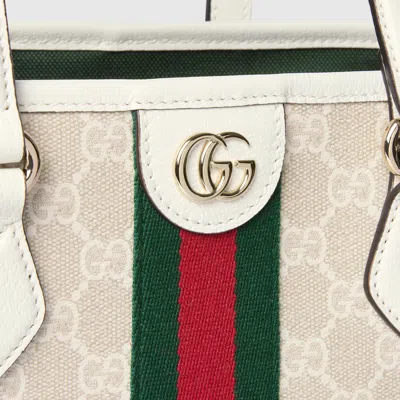 Gucci Ophidia Medium Tote Bag In White