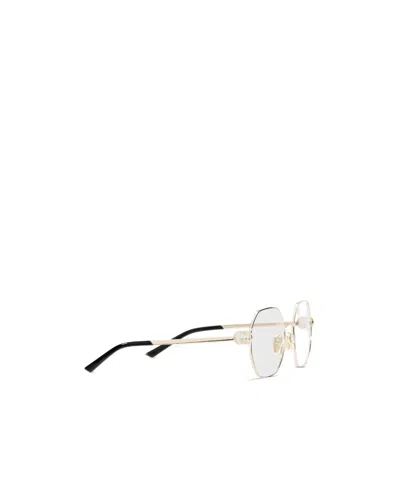 Gucci Square Optical Frame In Gold