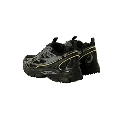 Off-white Be Right Back Panel Sneakers Pull Tab In Black