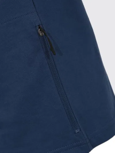 K-way Navy Blue Logo T-shirt In Blue
