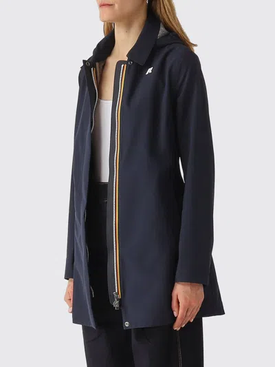 K-way Giubbino Mathy Bonded Jersey Blu In Blue