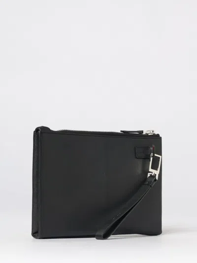 Tom Ford Black Leather Clutch In Black