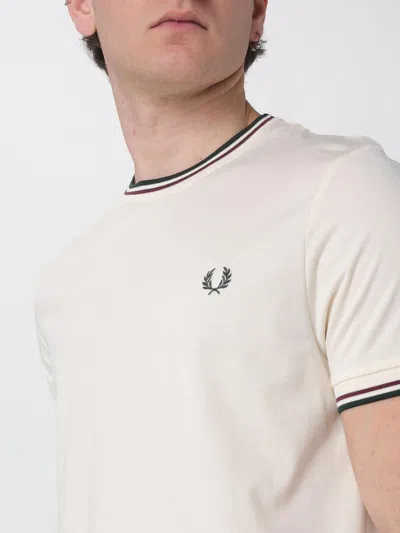 Fred Perry T-shirt Men  In White