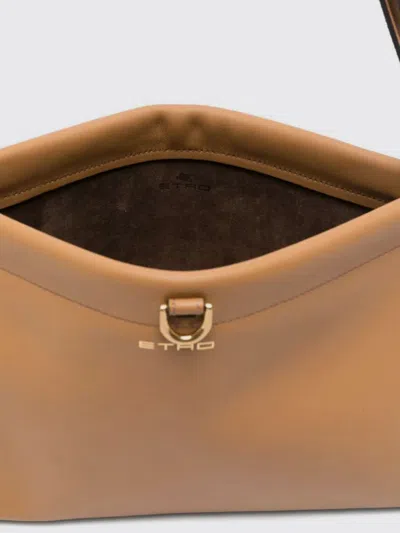 Etro Mini Shoulder Bag Adjustable Strap Hardware In Brown
