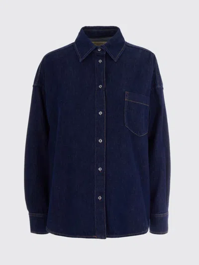 Weekend Max Mara Camicia Oversize Dark Blue In Blue