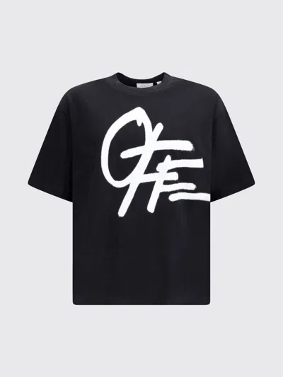 T恤 OFF-WHITE 男士 颜色 黑色