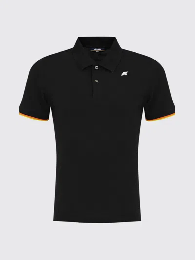 K-way Vincent Slim Pique In Blu Depth Blu