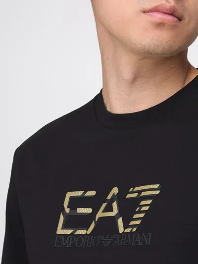 Ea7 T-shirt Men  In Black