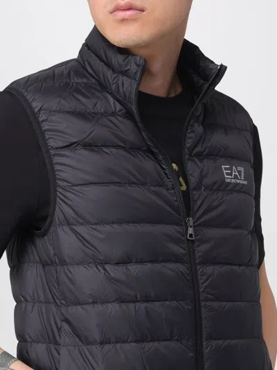 Ea7 Core Identity Packable Gilet In Black